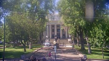 Weather camera view of Prescott Courthouse Square.