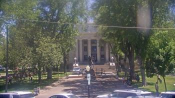 Weather camera view of Prescott Courthouse Square.