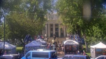 Weather camera view of Prescott Courthouse Square.