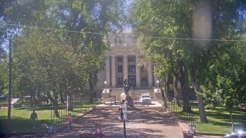 Weather camera view of Prescott Courthouse Square.