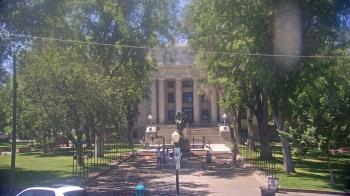 Weather camera view of Prescott Courthouse Square.