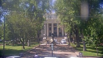 Weather camera view of Prescott Courthouse Square.