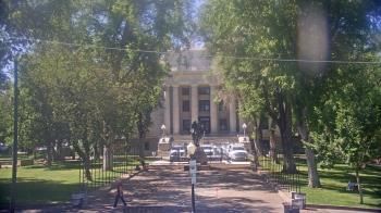 Weather camera view of Prescott Courthouse Square.