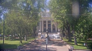 Weather camera view of Prescott Courthouse Square.