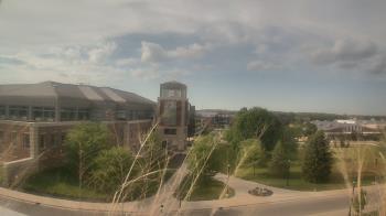 Weather camera view of Eastern Michigan University.
