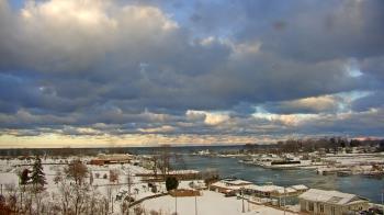 Weather camera view of Charlotte-Genesee Lighthouse.