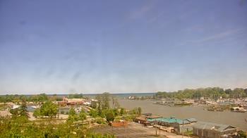 Weather camera view of Charlotte-Genesee Lighthouse.