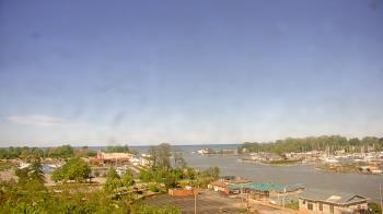 Weather camera view of Charlotte-Genesee Lighthouse.