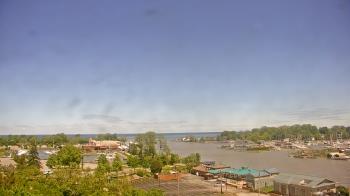 Weather camera view of Charlotte-Genesee Lighthouse.