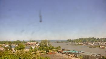 Weather camera view of Charlotte-Genesee Lighthouse.