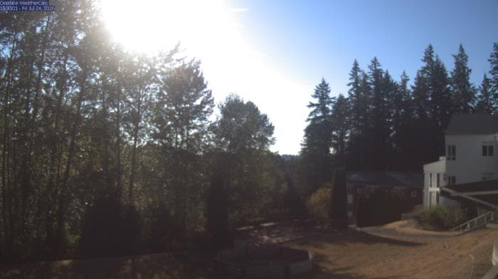 Weather camera view of The Overlake School.
