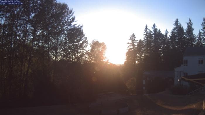 Weather camera view of The Overlake School.