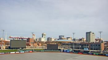 Weather camera view of Riverfront Stadium.