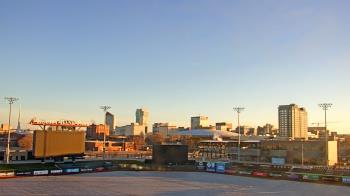 Weather camera view of Riverfront Stadium.