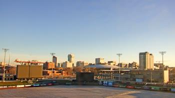 Weather camera view of Riverfront Stadium.