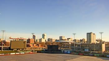 Weather camera view of Riverfront Stadium.