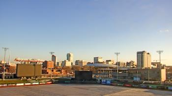 Weather camera view of Riverfront Stadium.
