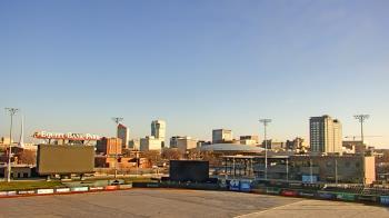 Weather camera view of Riverfront Stadium.