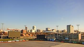 Weather camera view of Riverfront Stadium.