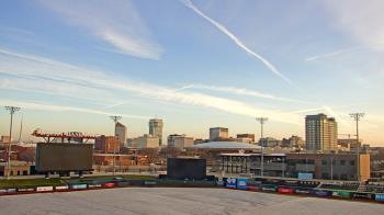 Weather camera view of Riverfront Stadium.