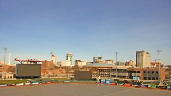Weather camera view of Riverfront Stadium.