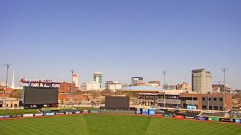 Weather camera view of Riverfront Stadium.