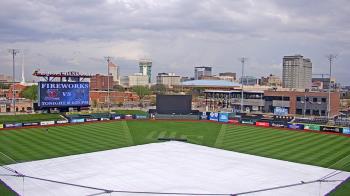 Weather camera view of Riverfront Stadium.
