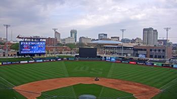 Weather camera view of Riverfront Stadium.