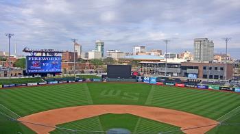 Weather camera view of Riverfront Stadium.