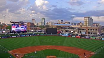 Weather camera view of Riverfront Stadium.