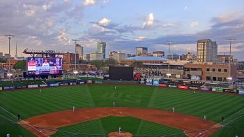 Weather camera view of Riverfront Stadium.