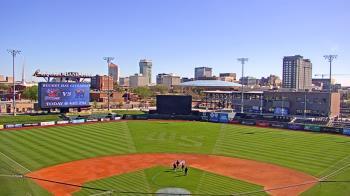 Weather camera view of Riverfront Stadium.