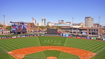 Weather camera view of Riverfront Stadium.