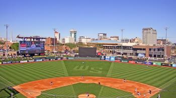 Weather camera view of Riverfront Stadium.