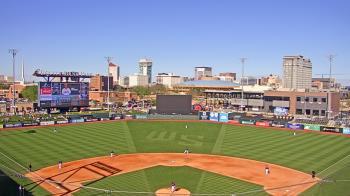 Weather camera view of Riverfront Stadium.