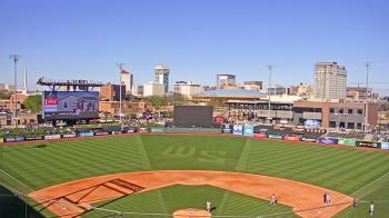 Weather camera view of Riverfront Stadium.