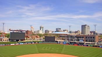 Weather camera view of Riverfront Stadium.