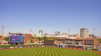 Weather camera view of Riverfront Stadium.