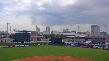 Weather camera view of Riverfront Stadium.
