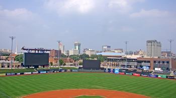 Weather camera view of Riverfront Stadium.