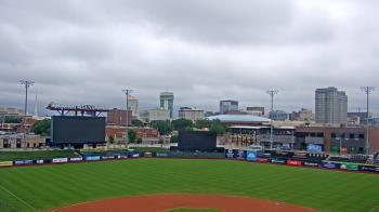 Weather camera view of Riverfront Stadium.