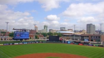 Weather camera view of Riverfront Stadium.
