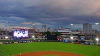 Weather camera view of Riverfront Stadium.