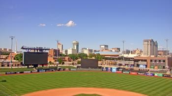 Weather camera view of Riverfront Stadium.