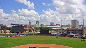 Weather camera view of Riverfront Stadium.