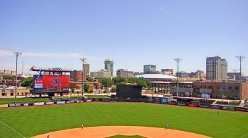 Weather camera view of Riverfront Stadium.