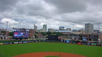 Weather camera view of Riverfront Stadium.