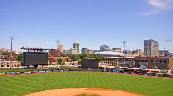 Weather camera view of Riverfront Stadium.