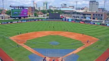 Weather camera view of Riverfront Stadium.