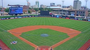 Weather camera view of Riverfront Stadium.